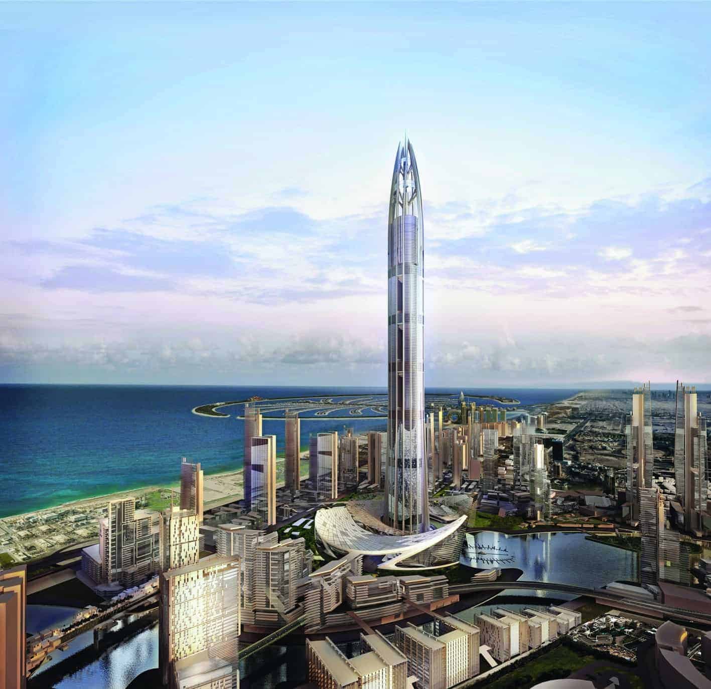 Nakheel Tower Dubai. Proposed 3D view.